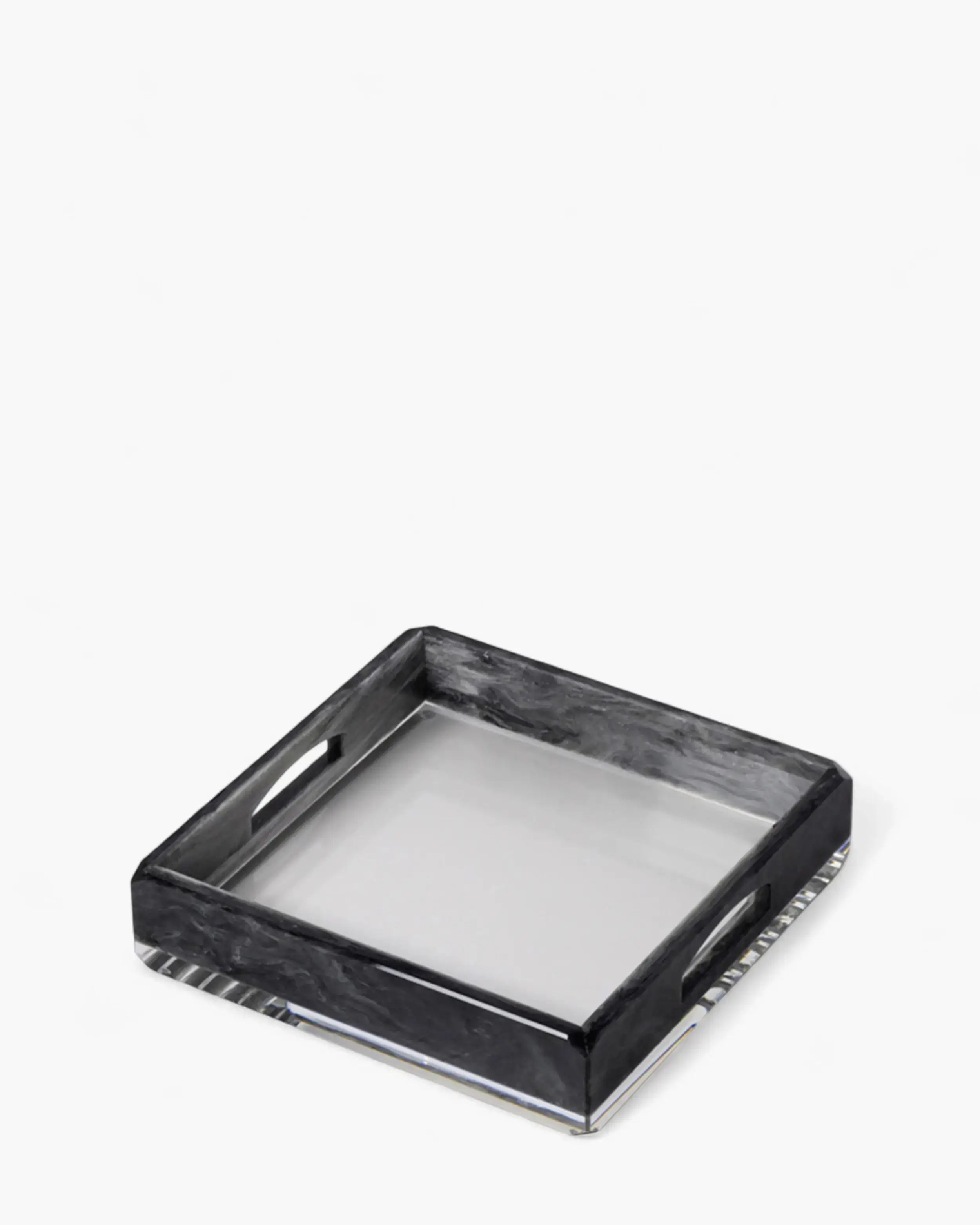 Mario Luca Giusti Donovan/Dylan tray Dark grey 30 cm. - 11.81 in. - Buy now on ShopDecor - Discover the best products by MARIO LUCA GIUSTI design