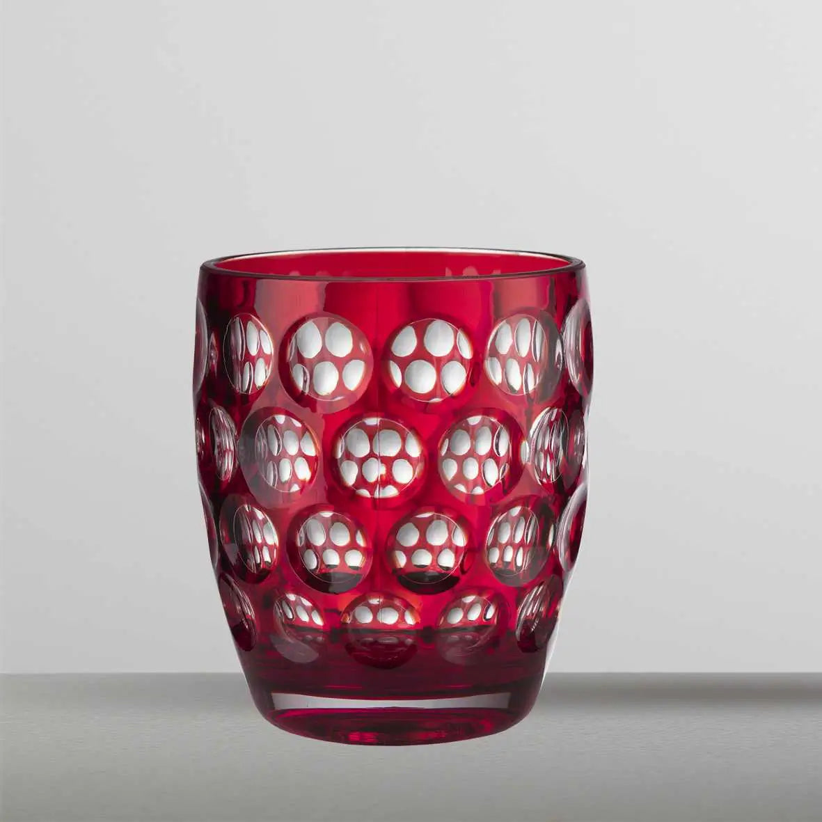 Mario Luca Giusti Lente low glass Red - Buy now on ShopDecor - Discover the best products by MARIO LUCA GIUSTI design