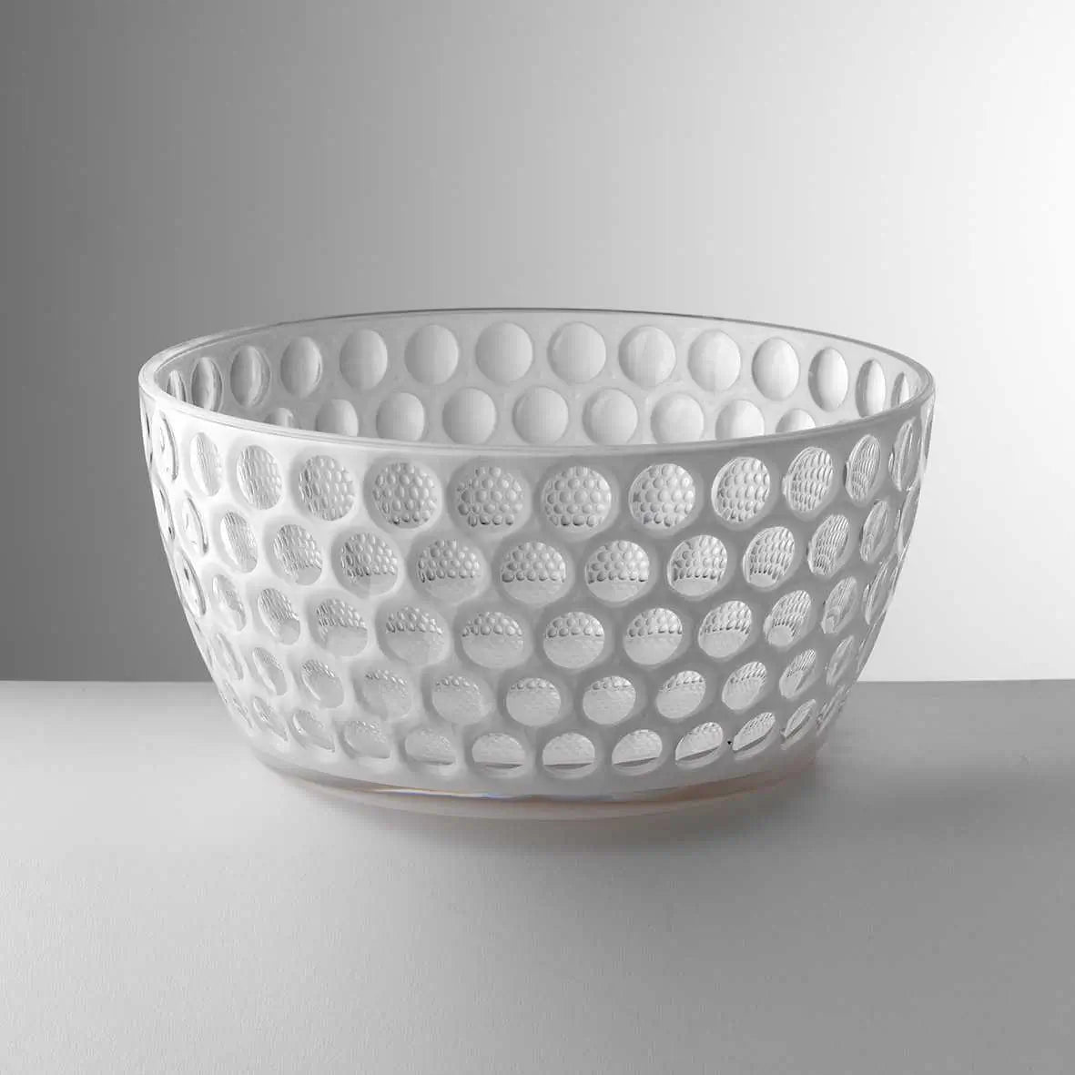 Mario Luca Giusti Lente salad bowl diam. 25 cm. - 9.84 in. White - Buy now on ShopDecor - Discover the best products by MARIO LUCA GIUSTI design