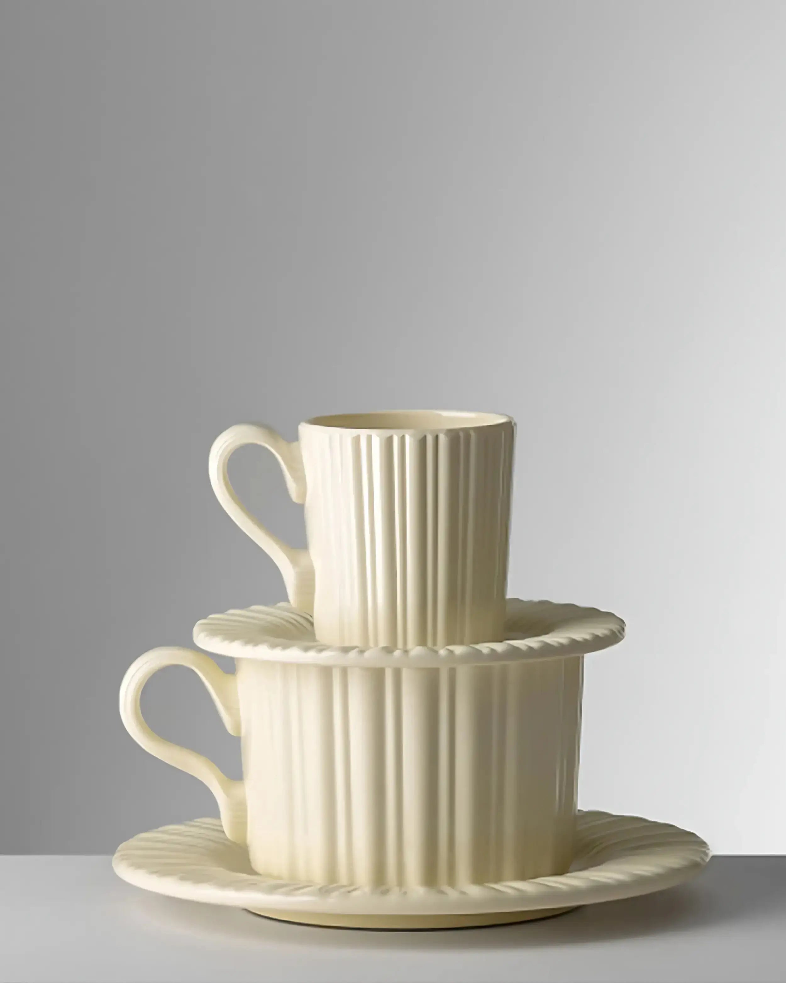 Mario Luca Giusti Lucilla coffee cup with saucer - Buy now on ShopDecor - Discover the best products by MARIO LUCA GIUSTI design