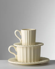 Mario Luca Giusti Lucilla coffee cup with saucer - Buy now on ShopDecor - Discover the best products by MARIO LUCA GIUSTI design