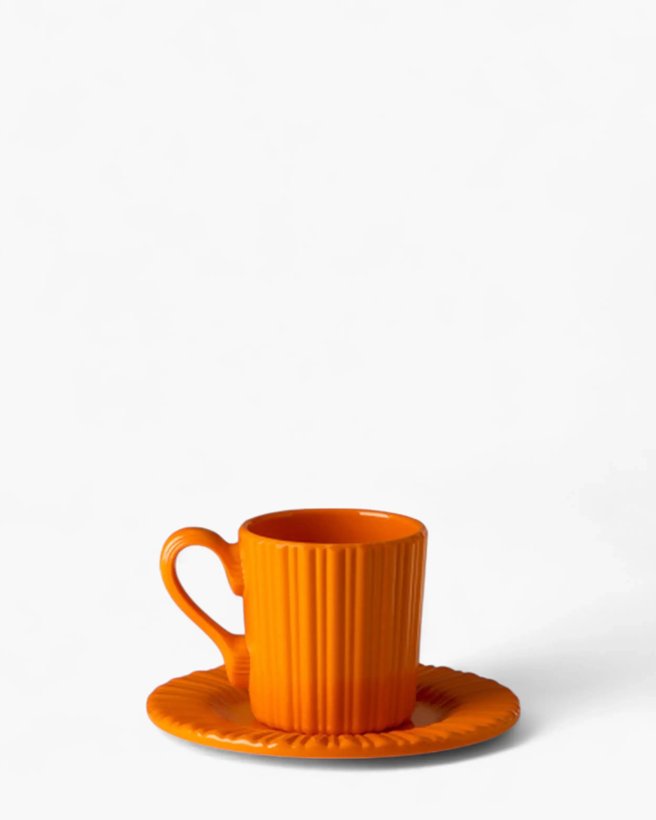 Mario Luca Giusti Lucilla coffee cup with saucer Orange - Buy now on ShopDecor - Discover the best products by MARIO LUCA GIUSTI design