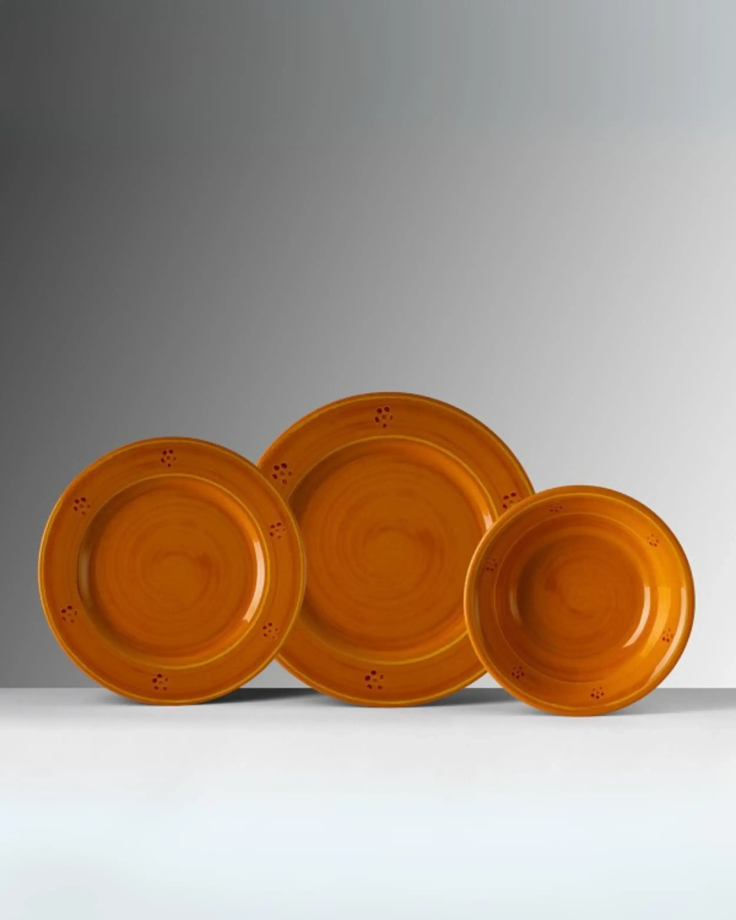 Mario Luca Giusti Marinella dinner plate diam. 27 cm. - 10.63 in. - Buy now on ShopDecor - Discover the best products by MARIO LUCA GIUSTI design