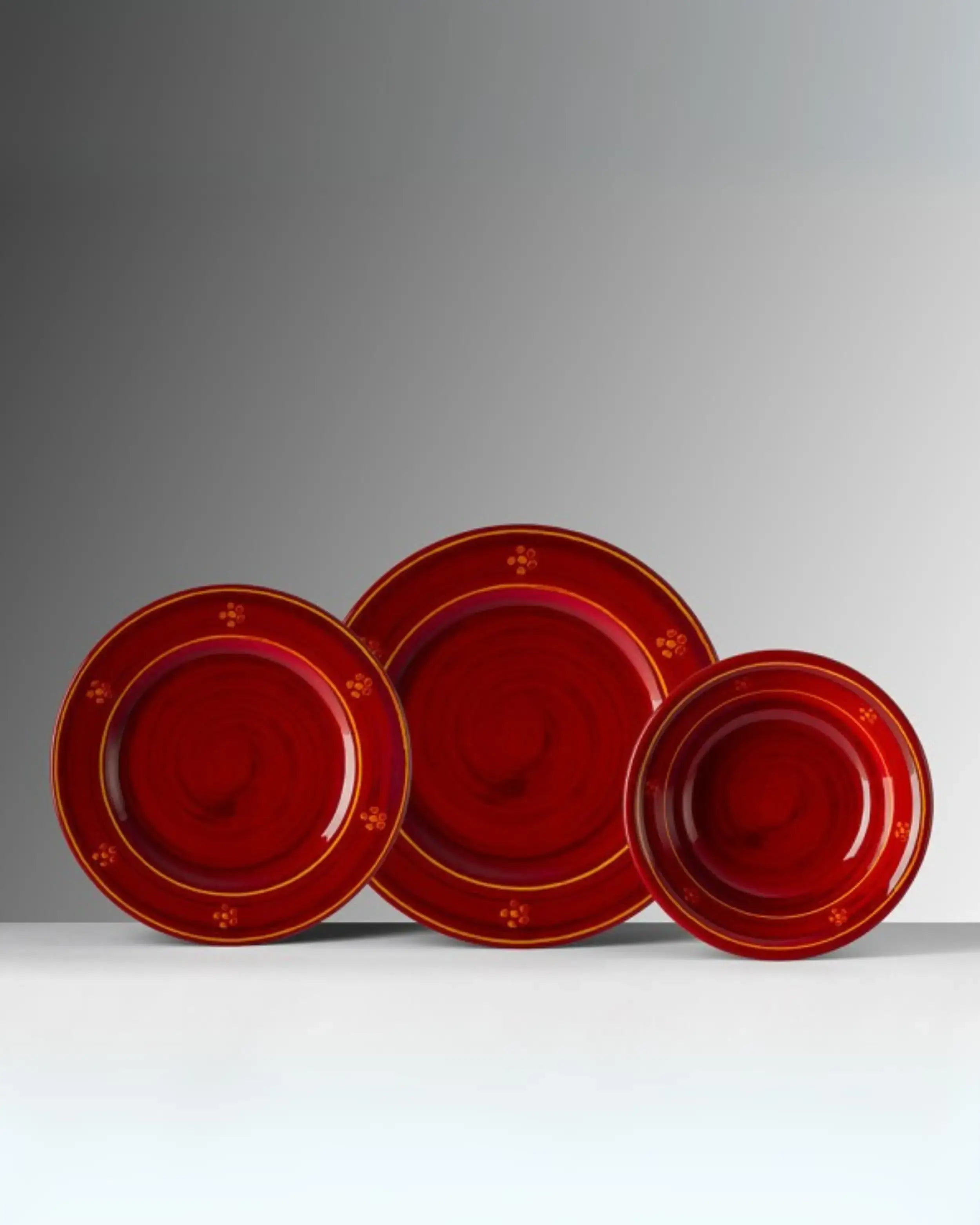 Mario Luca Giusti Marinella dinner plate diam. 27 cm. - 10.63 in. - Buy now on ShopDecor - Discover the best products by MARIO LUCA GIUSTI design