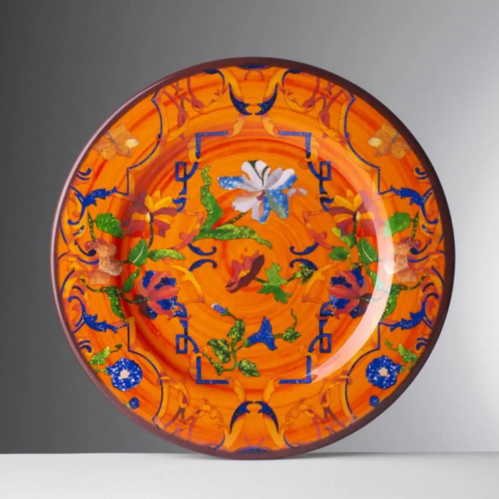 Mario Luca Giusti Pancale dinner plate diam. 27 cm. - 10.63 in. Mario Luca Giusti Pancale Orange - Buy now on ShopDecor - Discover the best products by MARIO LUCA GIUSTI design