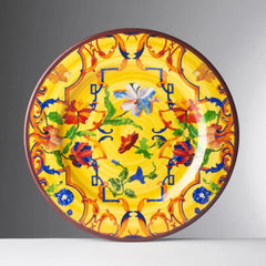 Mario Luca Giusti Pancale dinner plate diam. 27 cm. - 10.63 in. Mario Luca Giusti Pancale Yellow - Buy now on ShopDecor - Discover the best products by MARIO LUCA GIUSTI design