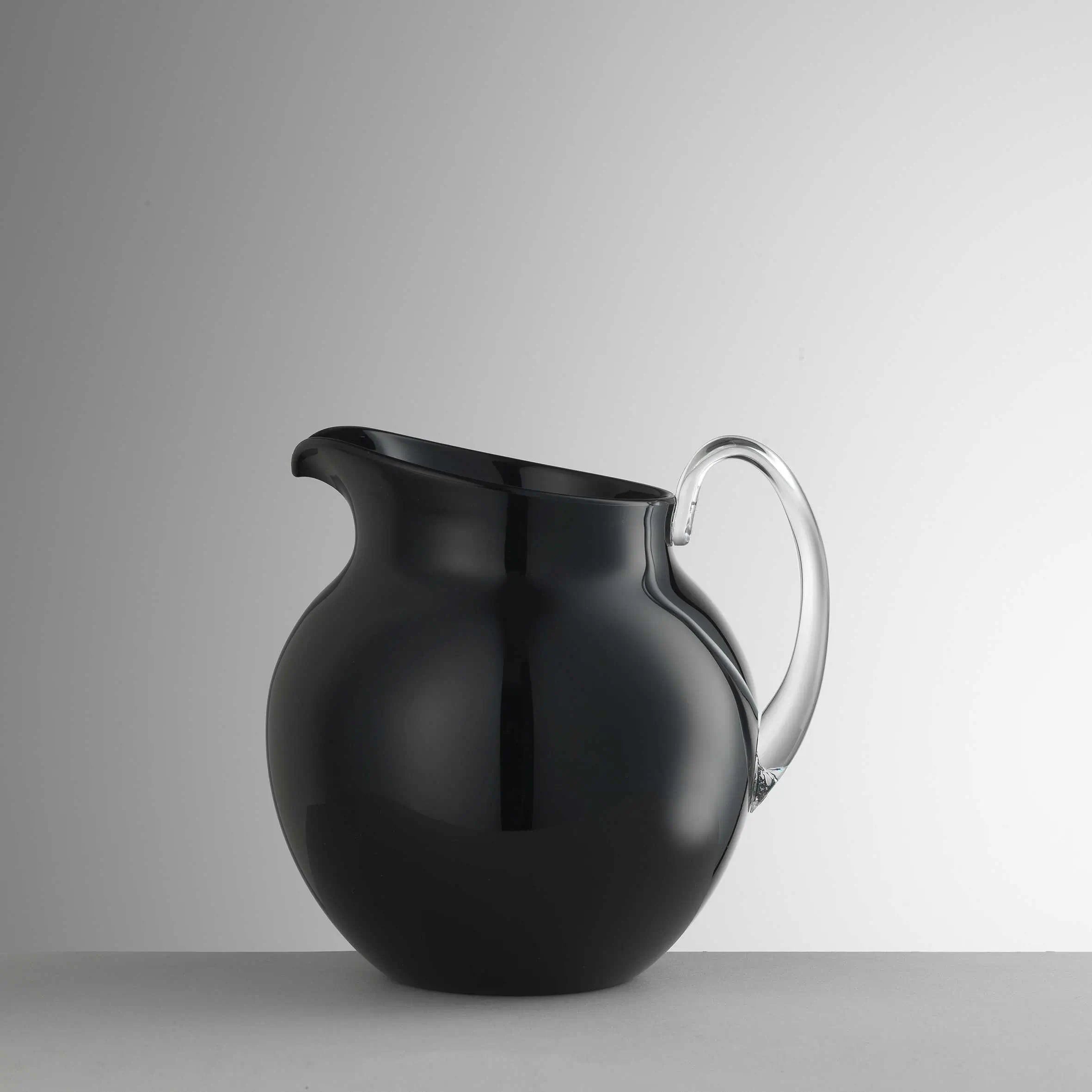 Mario Luca Giusti Plutone jug Mario Luca Giusti Black enamel - Buy now on ShopDecor - Discover the best products by MARIO LUCA GIUSTI design