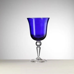 Mario Luca Giusti Saint Moritz water glass bicolour Electric Blue - Buy now on ShopDecor - Discover the best products by MARIO LUCA GIUSTI design