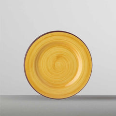 Mario Luca Giusti Saint Tropez fruit plate diam. 23 cm. - 9.06 in. Yellow - Buy now on ShopDecor - Discover the best products by MARIO LUCA GIUSTI design