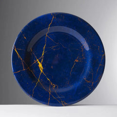 Mario Luca Giusti Lapislazzulo fruit plate diam. 23 cm. - 9.06 in. - Buy now on ShopDecor - Discover the best products by MARIO LUCA GIUSTI design