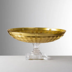 Mario Luca Giusti Susan centerpiece diam. 31 cm. - 12.21 in. Gold - Buy now on ShopDecor - Discover the best products by MARIO LUCA GIUSTI design