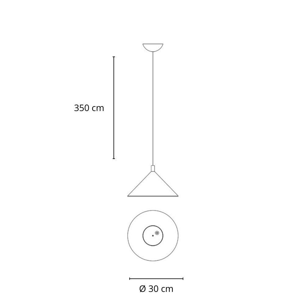 Martinelli Luce Cono Junior suspension lamp by Elio Martinelli - Buy now on ShopDecor - Discover the best products by MARTINELLI LUCE design