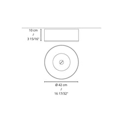 Martinelli Luce Corona ceiling/wall lamp white diam. 42 cm - Buy now on ShopDecor - Discover the best products by MARTINELLI LUCE design