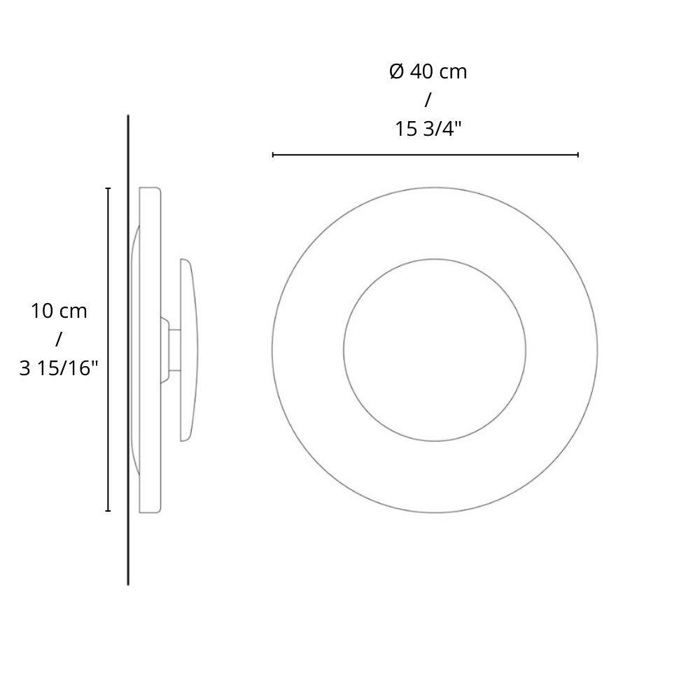 Martinelli Luce Lunanera wall lamp LED white - Buy now on ShopDecor - Discover the best products by MARTINELLI LUCE design