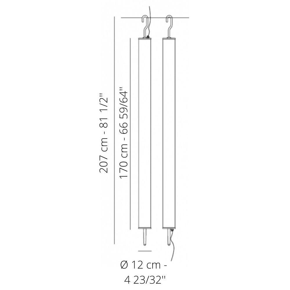 Martinelli Luce Pistillo outdoor LED suspension lamp h. 207 cm. - Buy now on ShopDecor - Discover the best products by MARTINELLI LUCE design