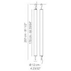 Martinelli Luce Pistillo outdoor LED suspension lamp h. 207 cm. - Buy now on ShopDecor - Discover the best products by MARTINELLI LUCE design