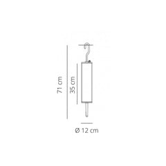 Martinelli Luce Pistillo outdoor suspension lamp h. 71 cm. - Buy now on ShopDecor - Discover the best products by MARTINELLI LUCE design