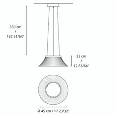 Martinelli Luce Plissé suspension lamp LED anthracite - Buy now on ShopDecor - Discover the best products by MARTINELLI LUCE design