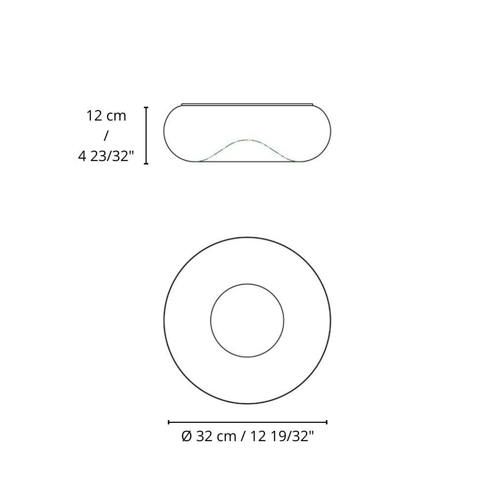 Martinelli Luce Pouff ceiling lamp LED white diam. 32 cm - Buy now on ShopDecor - Discover the best products by MARTINELLI LUCE design