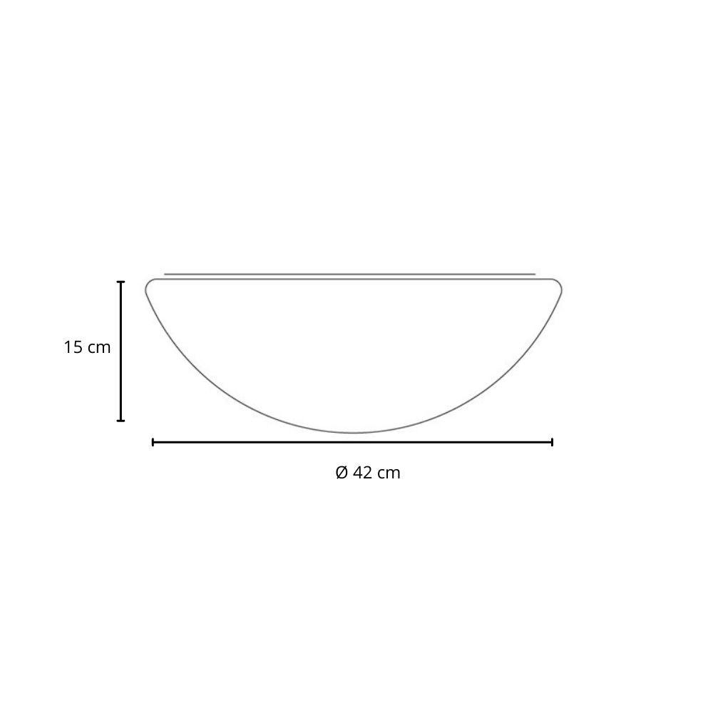 Martinelli Luce Semisfera ceiling lamp white diam. 42 cm - Buy now on ShopDecor - Discover the best products by MARTINELLI LUCE design