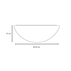 Martinelli Luce Semisfera ceiling lamp white diam. 52 cm - Buy now on ShopDecor - Discover the best products by MARTINELLI LUCE design