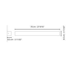 Martinelli Luce Set wall lamp large LED white - Buy now on ShopDecor - Discover the best products by MARTINELLI LUCE design