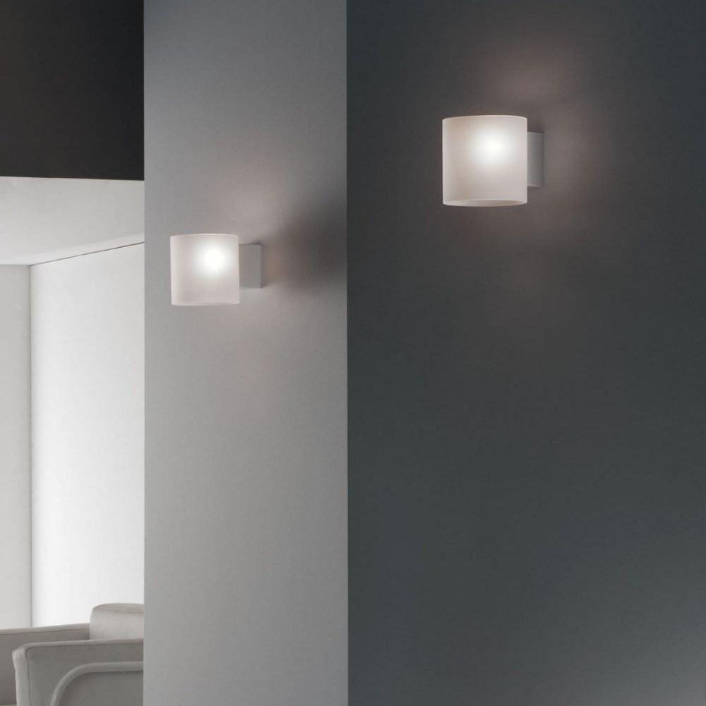 Martinelli Luce Tube V wall lamp white diam. 10 cm - Buy now on ShopDecor - Discover the best products by MARTINELLI LUCE design
