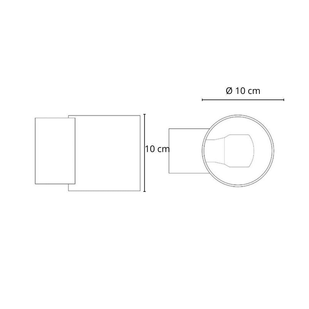 Martinelli Luce Tube wall lamp white diam. 10 cm - Buy now on ShopDecor - Discover the best products by MARTINELLI LUCE design