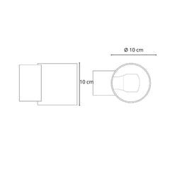 Martinelli Luce Tube wall lamp white diam. 10 cm - Buy now on ShopDecor - Discover the best products by MARTINELLI LUCE design