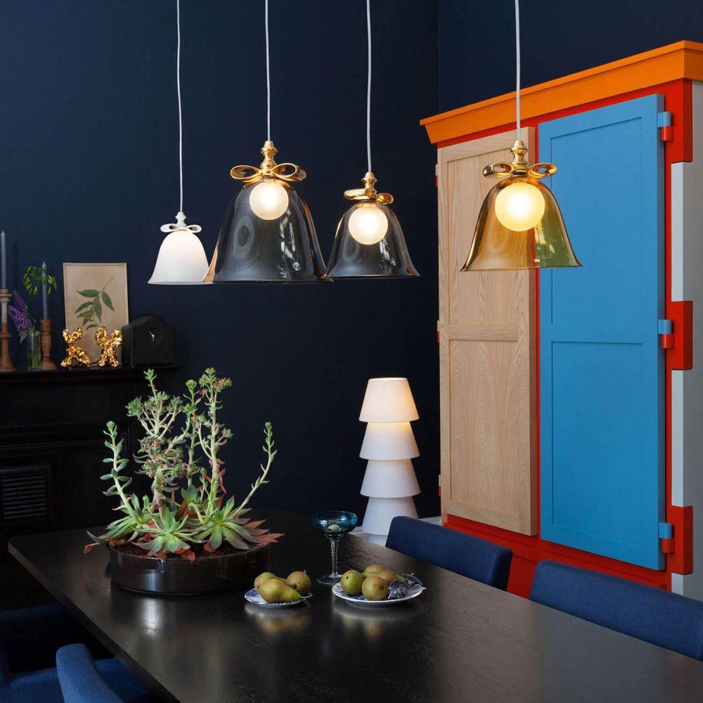 Moooi Bell Lamp Small suspension lamp with white bow - Buy now on ShopDecor - Discover the best products by MOOOI design