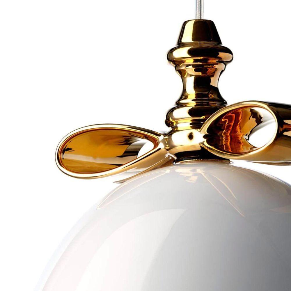Moooi Bell Lamp suspension lamp with gold bow and lampshade - Buy now on ShopDecor - Discover the best products by MOOOI design