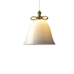 Moooi Bell Lamp suspension lamp with gold bow and lampshade - Buy now on ShopDecor - Discover the best products by MOOOI design