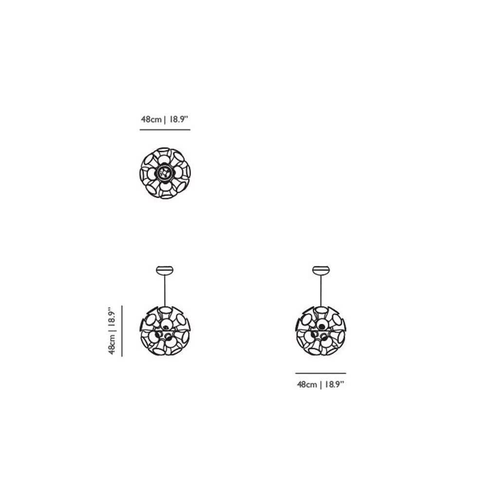 Moooi Chalice 24 LED metal suspension lamp - Buy now on ShopDecor - Discover the best products by MOOOI design