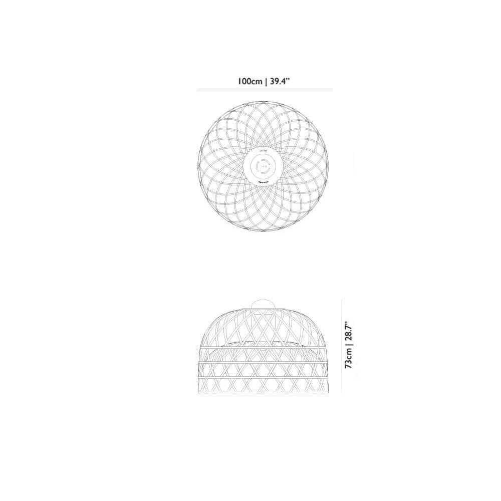 Moooi Emperor Medium suspension lamp bamboo - Buy now on ShopDecor - Discover the best products by MOOOI design
