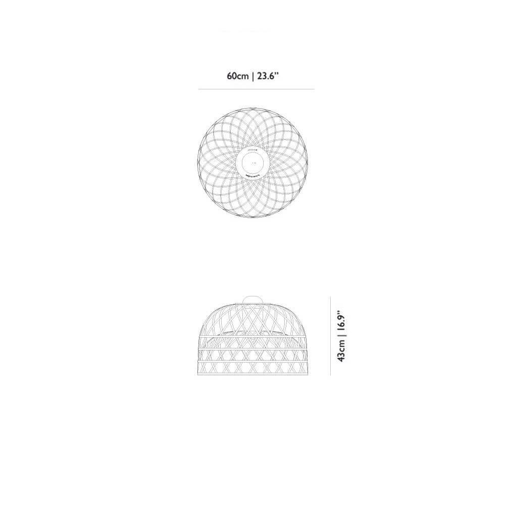 Moooi Emperor Small suspension lamp bamboo by Neri and Hu - Buy now on ShopDecor - Discover the best products by MOOOI design