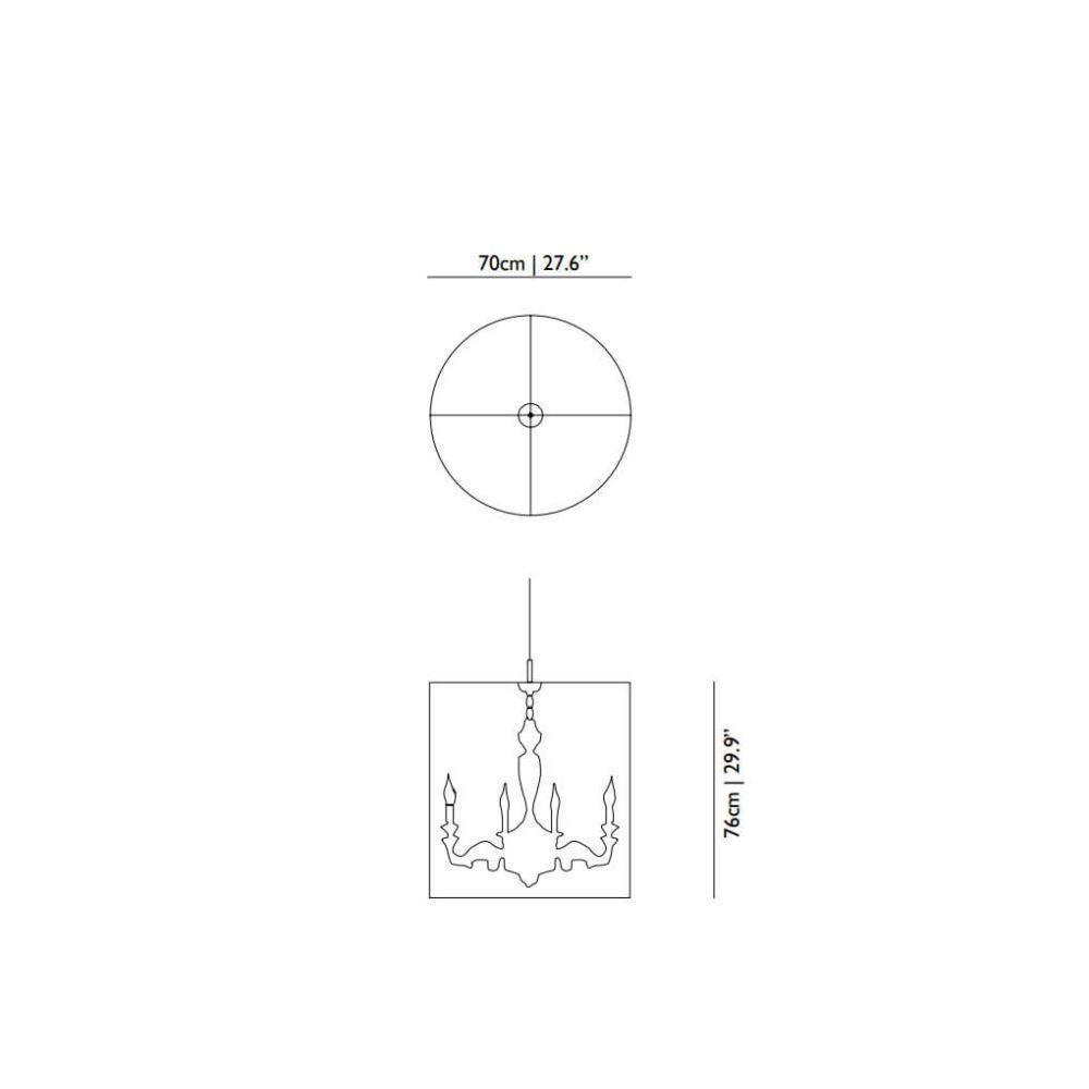 Moooi Light Shade Shade 70 suspension lamp with semi-transparent lampshade - Buy now on ShopDecor - Discover the best products by MOOOI design