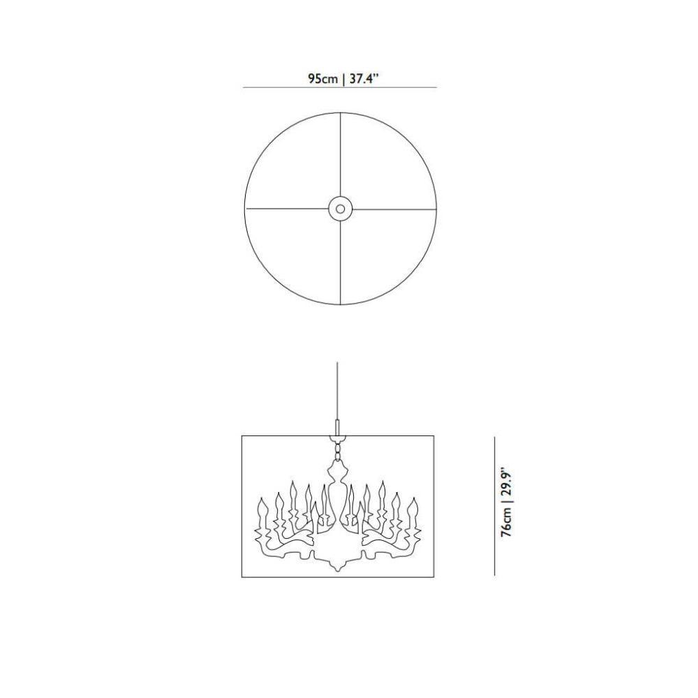 Moooi Light Shade Shade 95 suspension lamp with semi-transparent lampshade - Buy now on ShopDecor - Discover the best products by MOOOI design