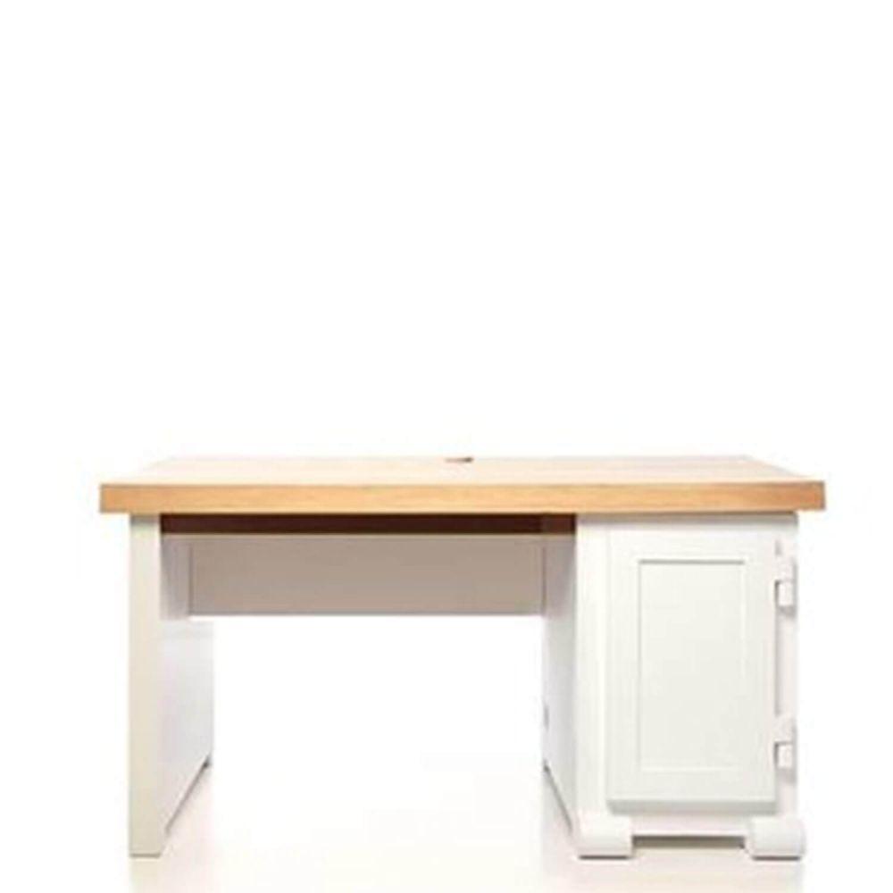 Moooi Paper Desk 140 with cabinet on the left wood and white paper - Buy now on ShopDecor - Discover the best products by MOOOI design