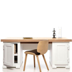 Moooi Paper Desk 180 wood and white paper - Buy now on ShopDecor - Discover the best products by MOOOI design