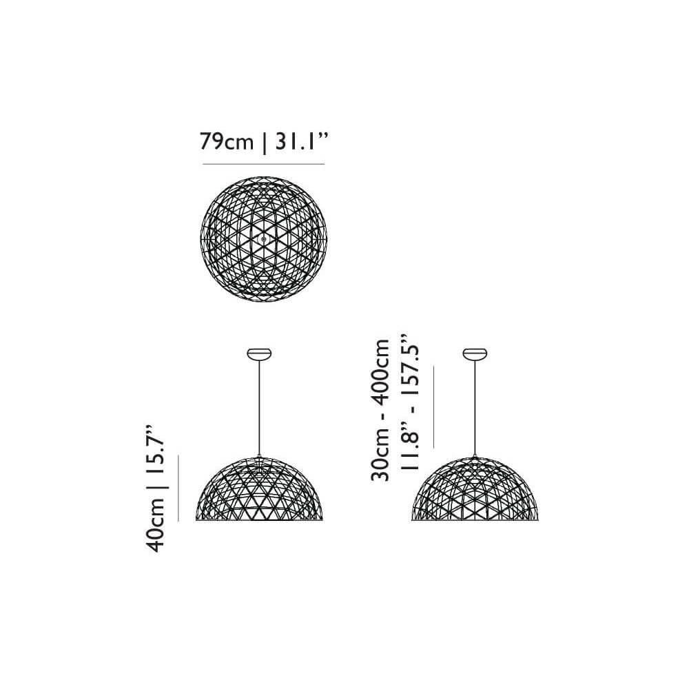 Moooi Raimond Dome 79 dimmable LED suspension lamp - Buy now on ShopDecor - Discover the best products by MOOOI design