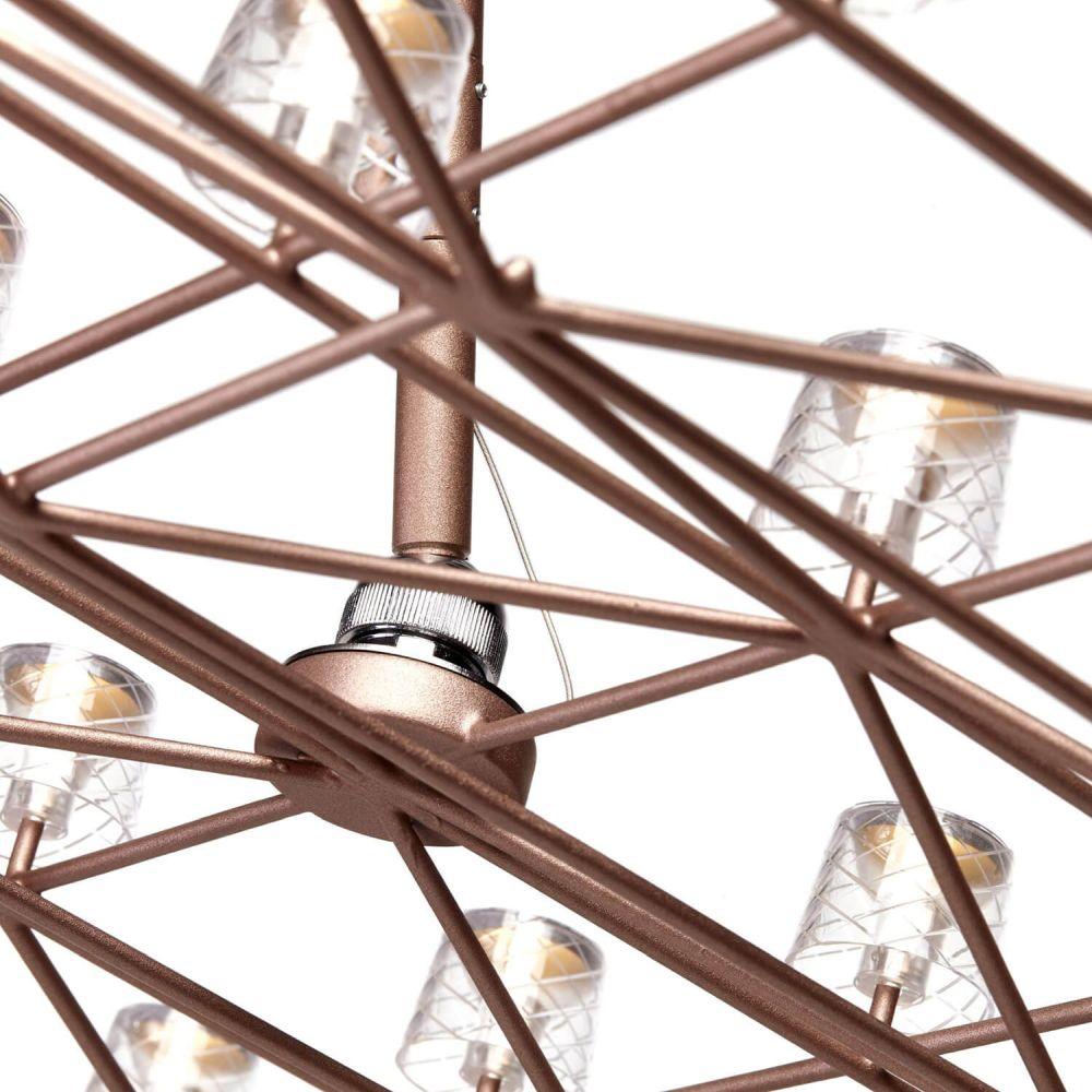 Moooi Space-frame small dimmable LED suspension lamp copper - Buy now on ShopDecor - Discover the best products by MOOOI design