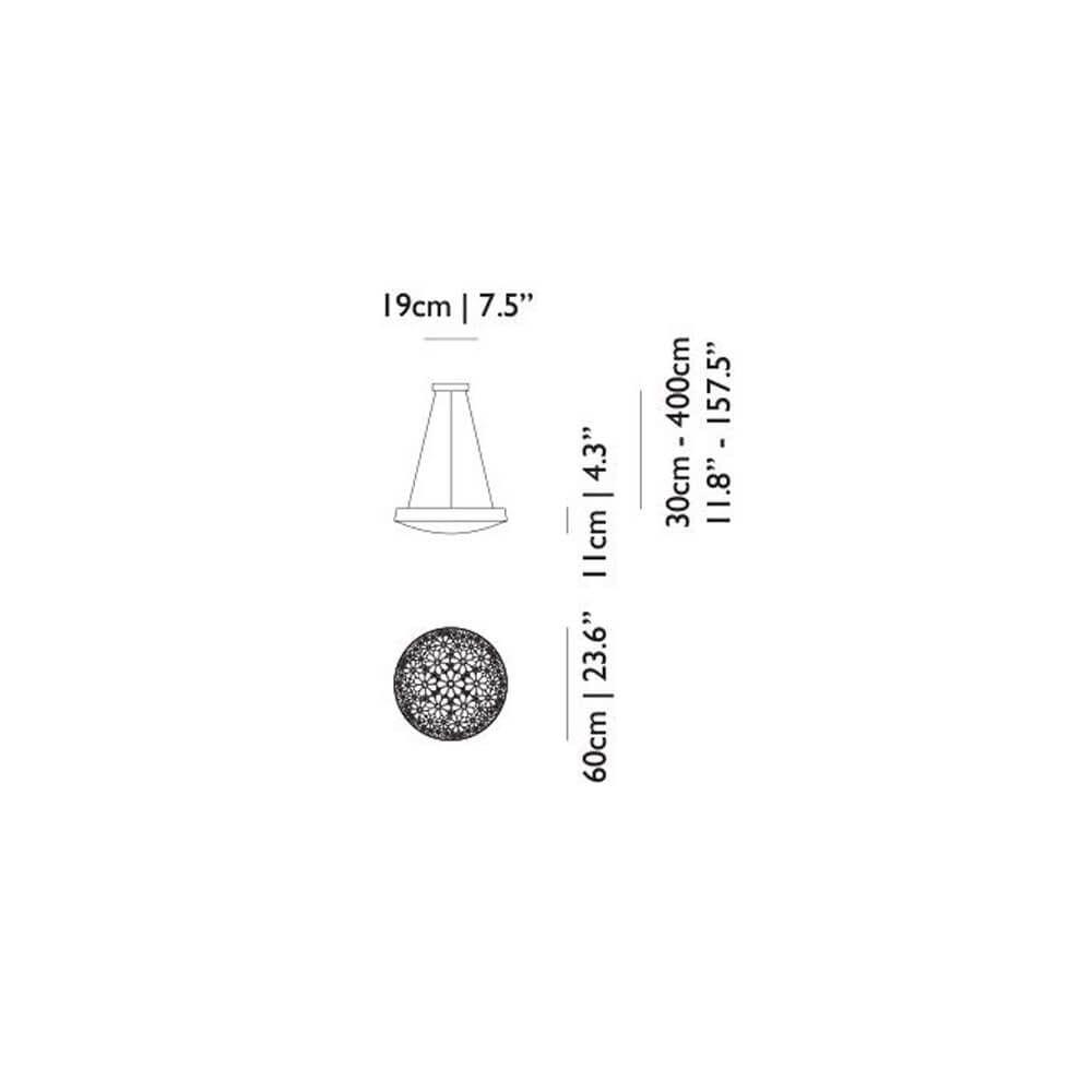 Moooi Valentine Flat LED suspension lamp chrome - Buy now on ShopDecor - Discover the best products by MOOOI design