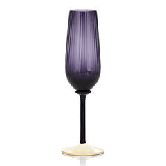 Nason Moretti Cote d'or striped flute periwinkle - Buy now on ShopDecor - Discover the best products by NASON MORETTI design