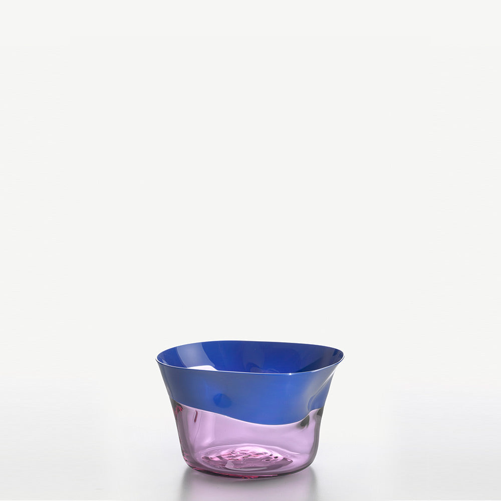 Nason Moretti Dandy bowl opaque blue and peach - Buy now on ShopDecor - Discover the best products by NASON MORETTI design
