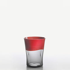 Nason Moretti Dandy water glass coral red and grey - Buy now on ShopDecor - Discover the best products by NASON MORETTI design