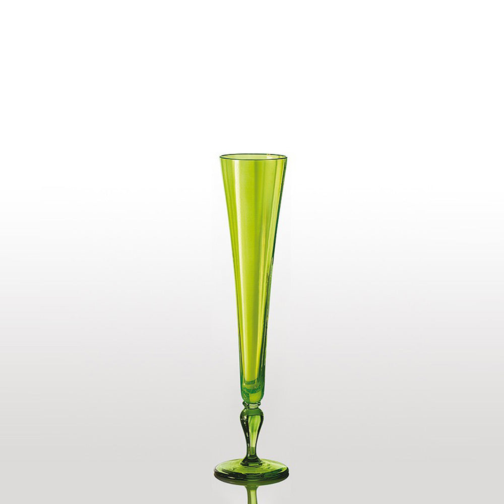 Nason Moretti Excess optic flute - Murano glass Nason Moretti Acid green - Buy now on ShopDecor - Discover the best products by NASON MORETTI design