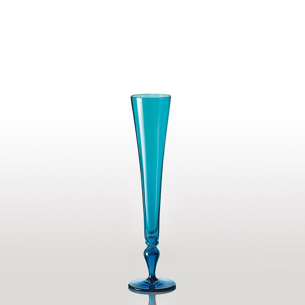 Nason Moretti Excess optic flute - Murano glass Nason Moretti Aquamarine - Buy now on ShopDecor - Discover the best products by NASON MORETTI design