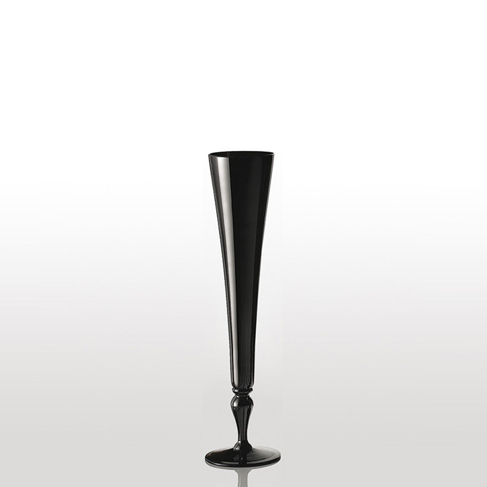 Nason Moretti Excess optic flute - Murano glass Nason Moretti Black - Buy now on ShopDecor - Discover the best products by NASON MORETTI design