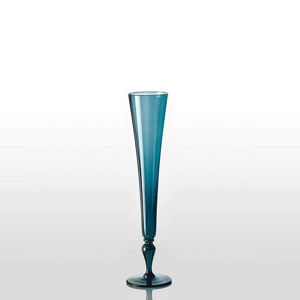 Nason Moretti Excess optic flute - Murano glass Nason Moretti Air force blue - Buy now on ShopDecor - Discover the best products by NASON MORETTI design
