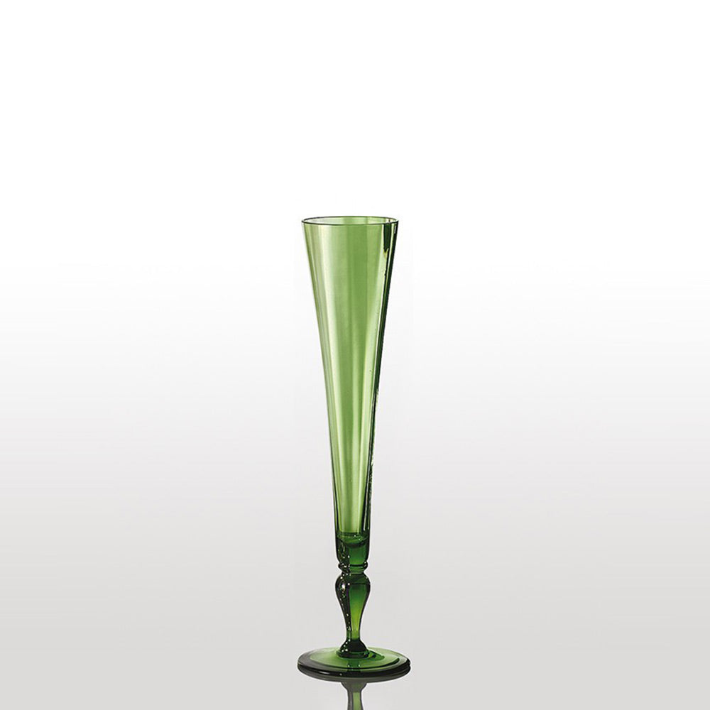 Nason Moretti Excess optic flute - Murano glass Nason Moretti Soraya green - Buy now on ShopDecor - Discover the best products by NASON MORETTI design